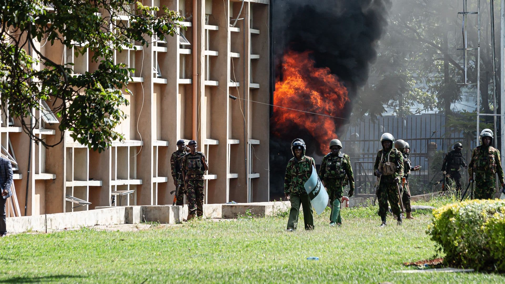 Protests Against Tax Hikes Lead Kenyans to Burn Parliament, Demand President Ruto’s Resignation