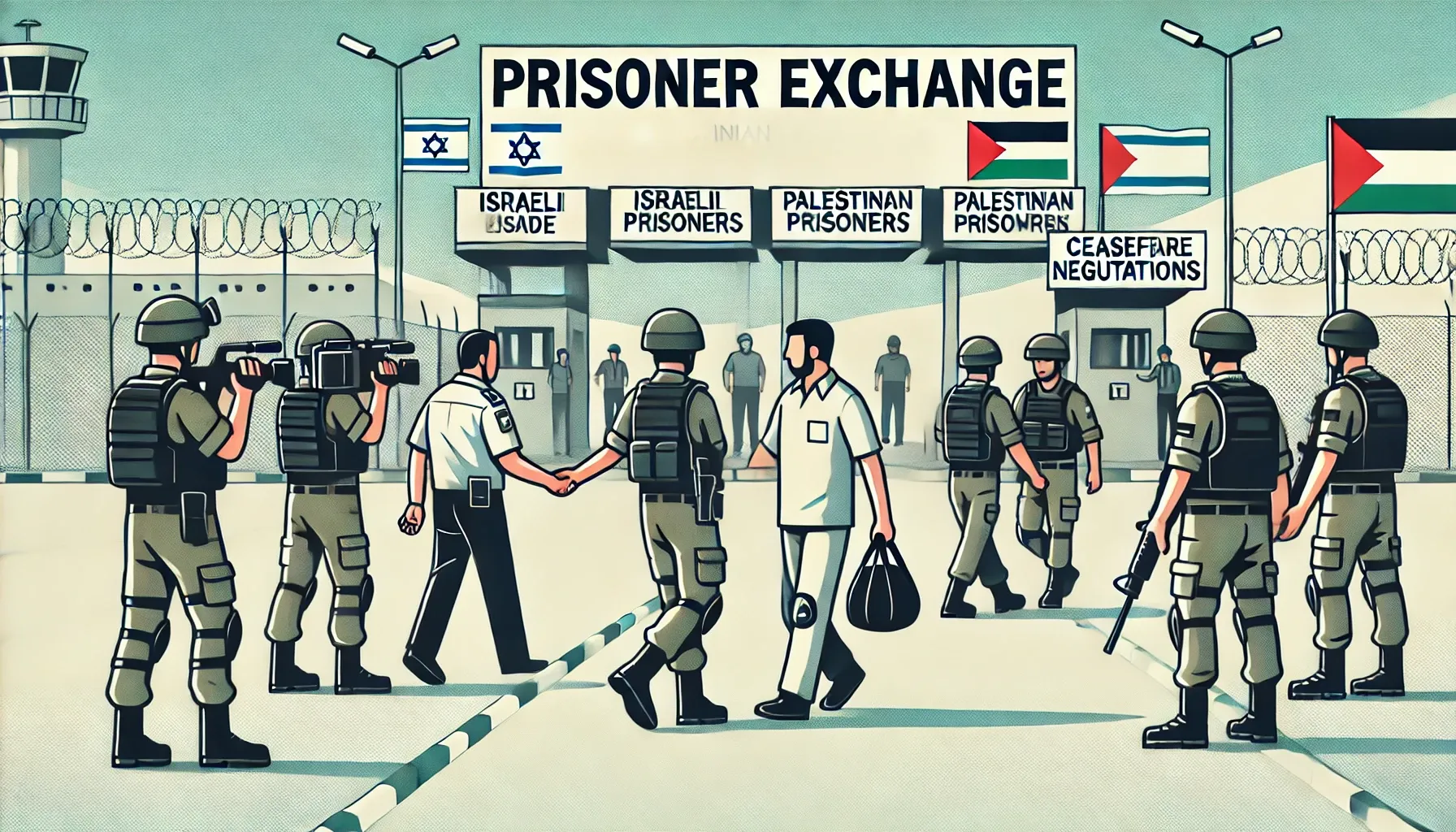 Ceasefire Swap: 200 Palestinian Prisoners to Be Released in Exchange for Four Israeli Soldiers