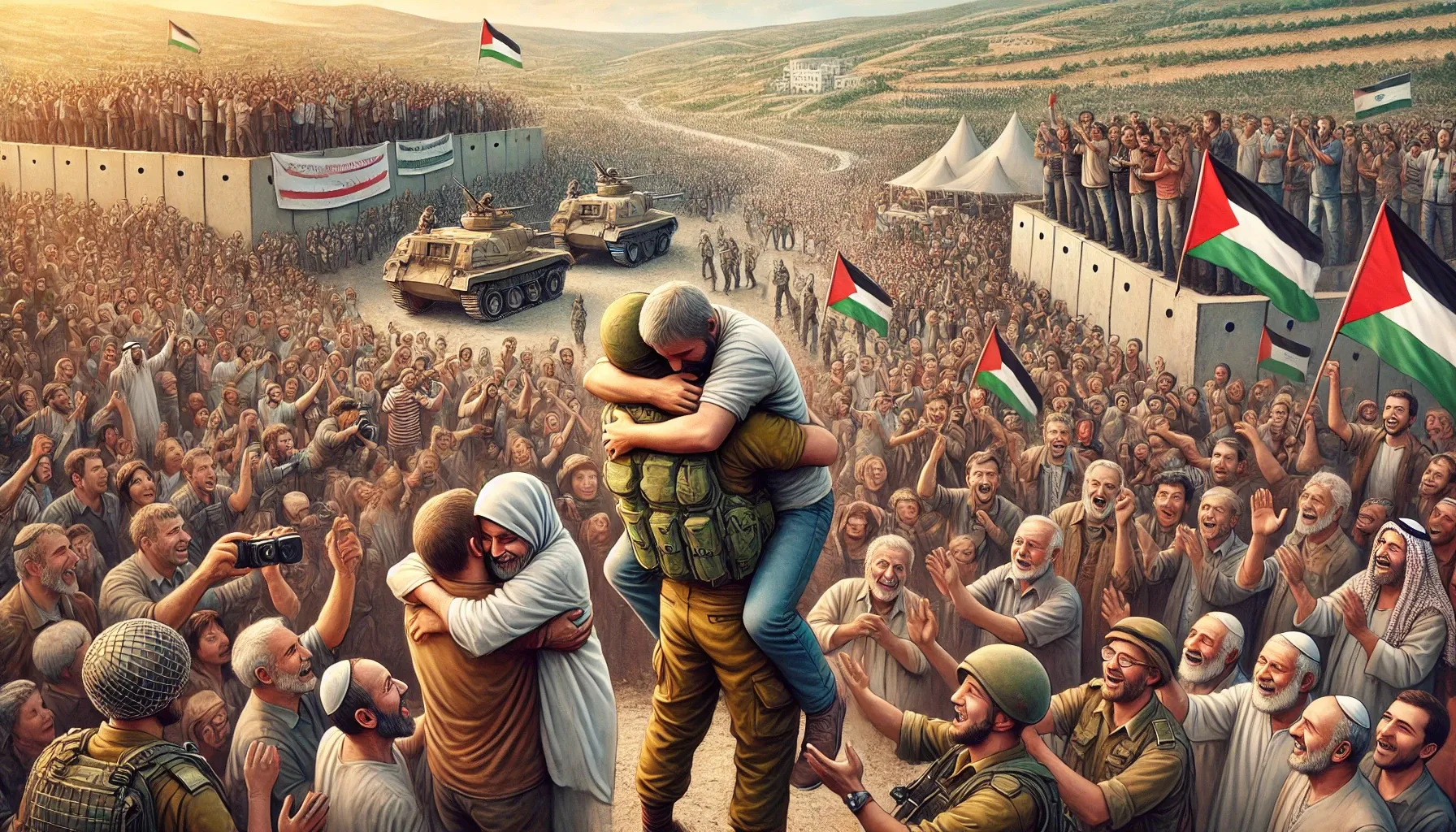 Tears, Triumph, and Tension: The Israel-Hamas Hostage-Prisoner Swap Unfolds
