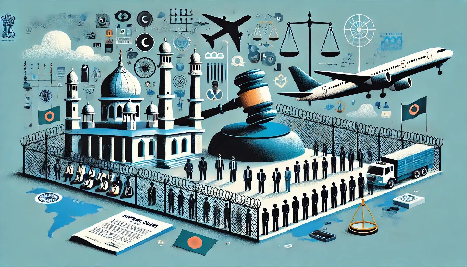 SC Asks Centre: Why Are Illegal Immigrants Held Indefinitely Instead of Being Deported?