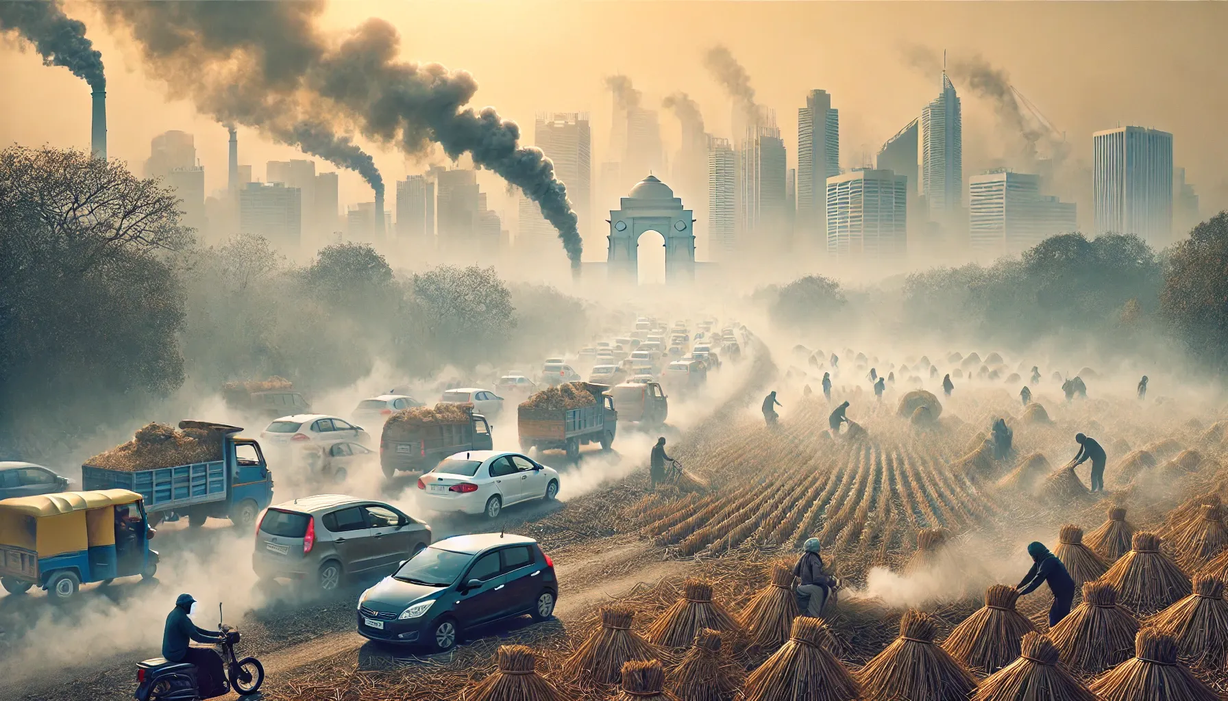 SC Questions Punjab’s Role in Delhi Pollution, Orders CAQM to Review Anti-Stubble Burning Measures